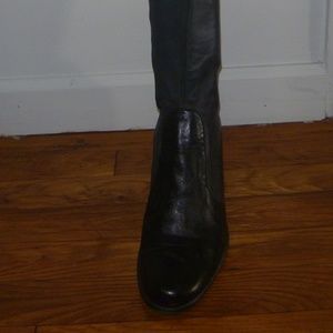 Stuart Weitzman Black Leather Boots